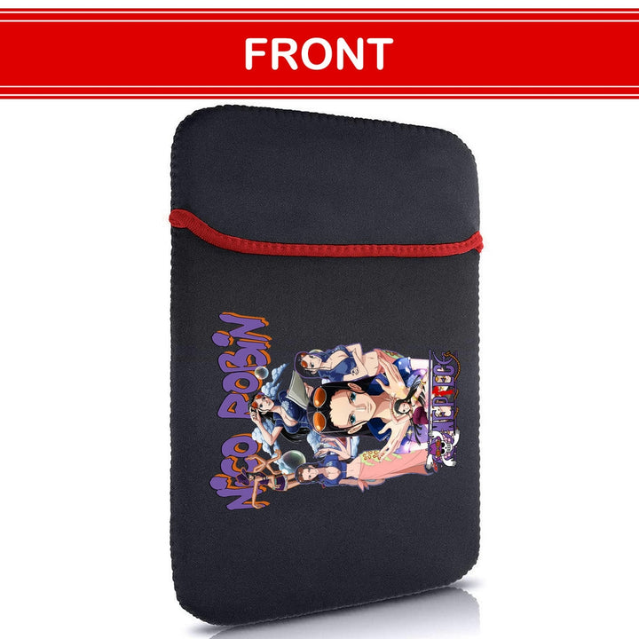 Printed Neoprene Reversible Laptop & Tablet Sleeve - One Piece Nico Robin DS2