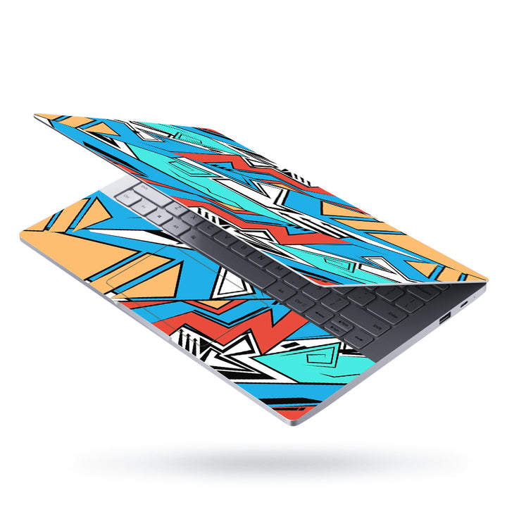 Laptop Skin - Three Black Arrows Abstract