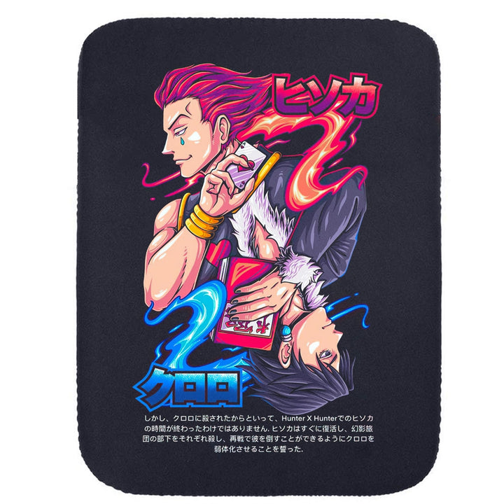 Printed Neoprene Reversible Laptop & Tablet Sleeve - Anime Legendary DS75