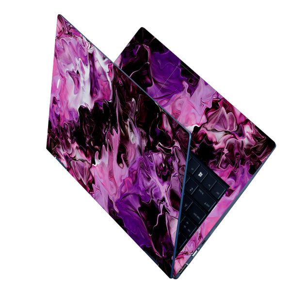 Laptop Skin - Purple Shade Marble Series