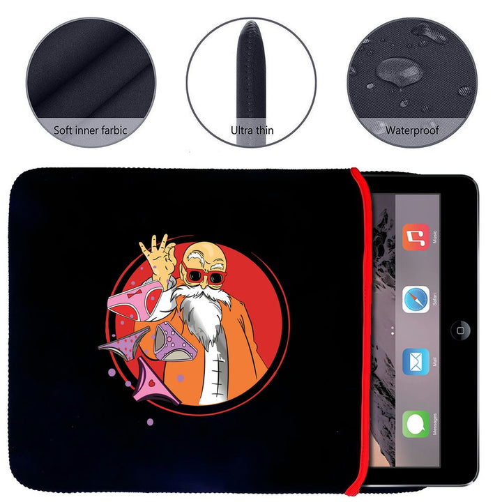 Printed Neoprene Reversible Laptop & Tablet Sleeve - Anime Dragon Ball DS30