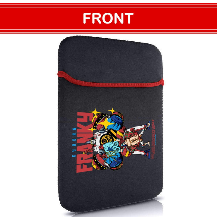 Printed Neoprene Reversible Laptop & Tablet Sleeve - One Piece Franky DS1