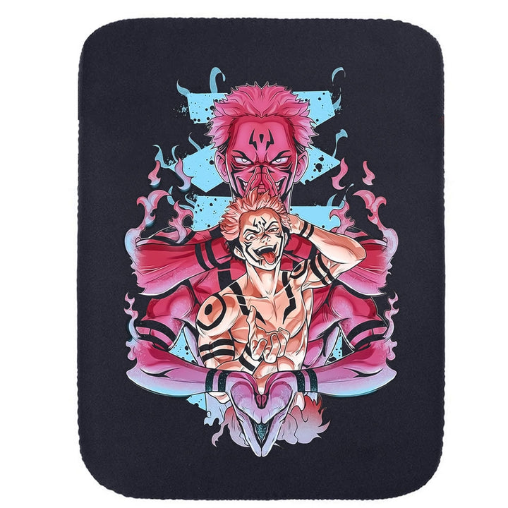 Printed Neoprene Reversible Laptop & Tablet Sleeve - Anime Legendary DS7