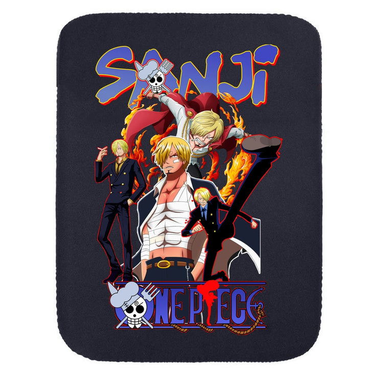 Printed Neoprene Reversible Laptop & Tablet Sleeve - One Piece Sanji DS2