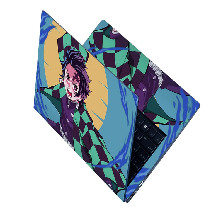 Laptop Skin - Anime Tanjiro Kamado Water Breathing