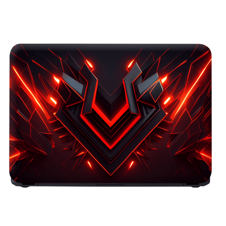 Laptop Skin - Digital Art Logo With Letter v