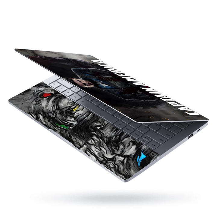 Laptop Skin - Captain Sad Face Black