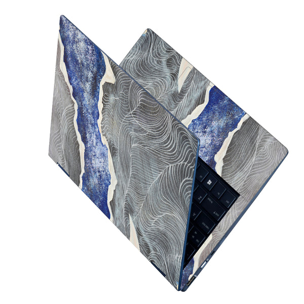 Laptop Skin - Blue Grey River Side Painting