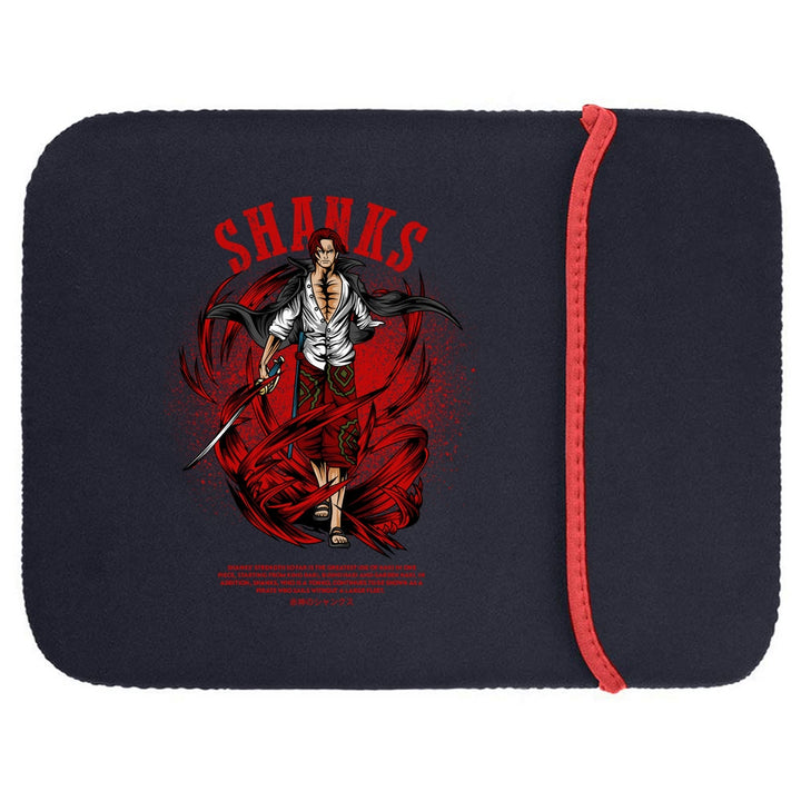 Printed Neoprene Reversible Laptop & Tablet Sleeve - One Piece Shanks DS1