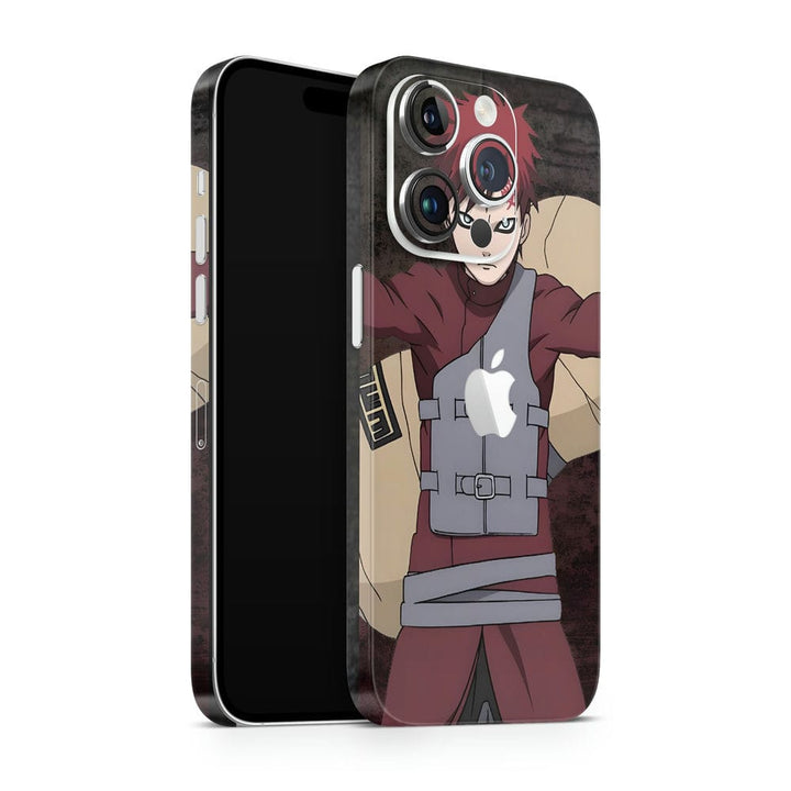 Mobile Skin Wrap - Anime Gaara Fighting Position