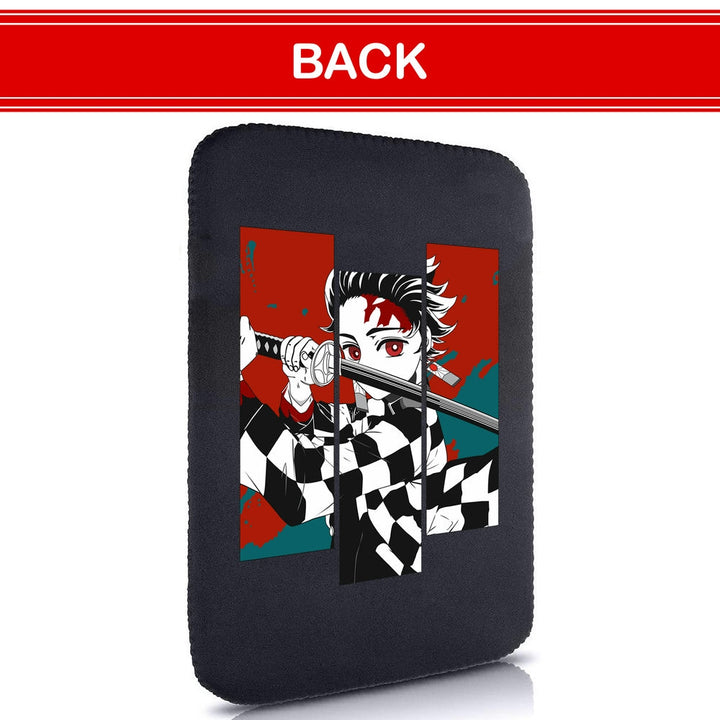 Printed Neoprene Reversible Laptop & Tablet Sleeve - Anime Demon Slayer Kimetsu No Yaiba DS13