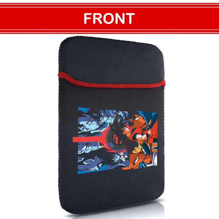 Printed Neoprene Reversible Laptop & Tablet Sleeve - Anime Dragon Ball DS04