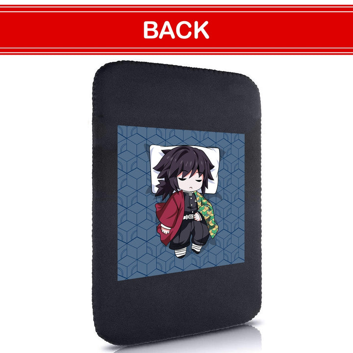 Printed Neoprene Reversible Laptop & Tablet Sleeve - Anime Cojines Demon Slayer Pillow DS05