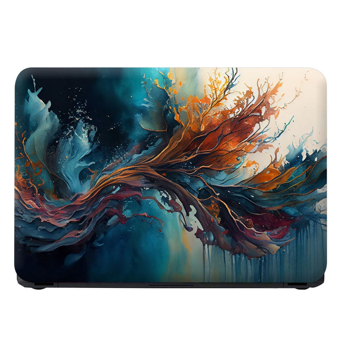 Laptop Skin - Abstract Illustration of Multi Coloured Paint