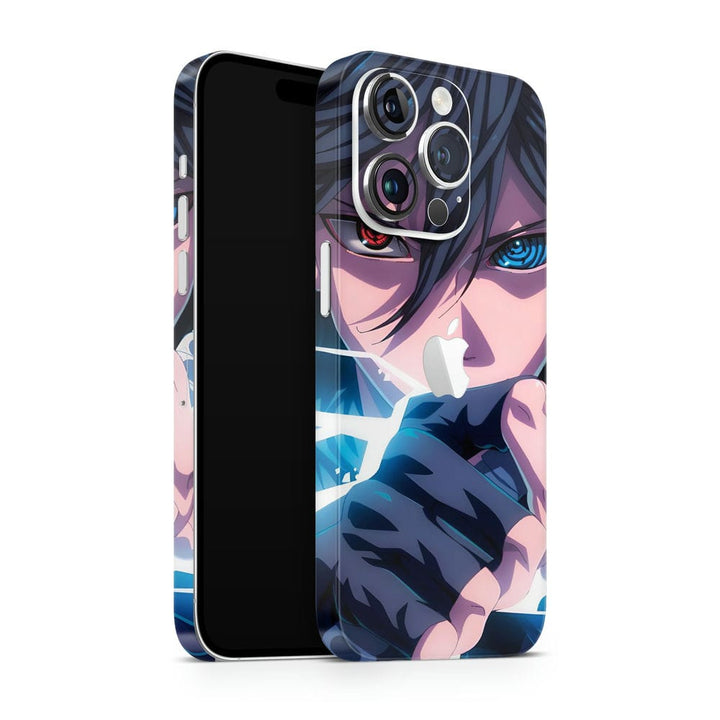 Mobile Skin Wrap - Anime sasuke uchicha Rinne Sharingan