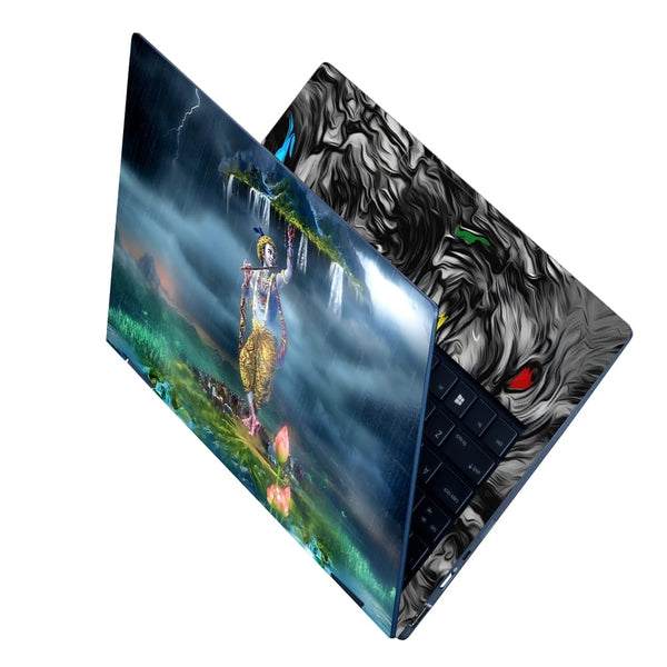 Laptop Skin - Lord Krishna Govardhan Parvat