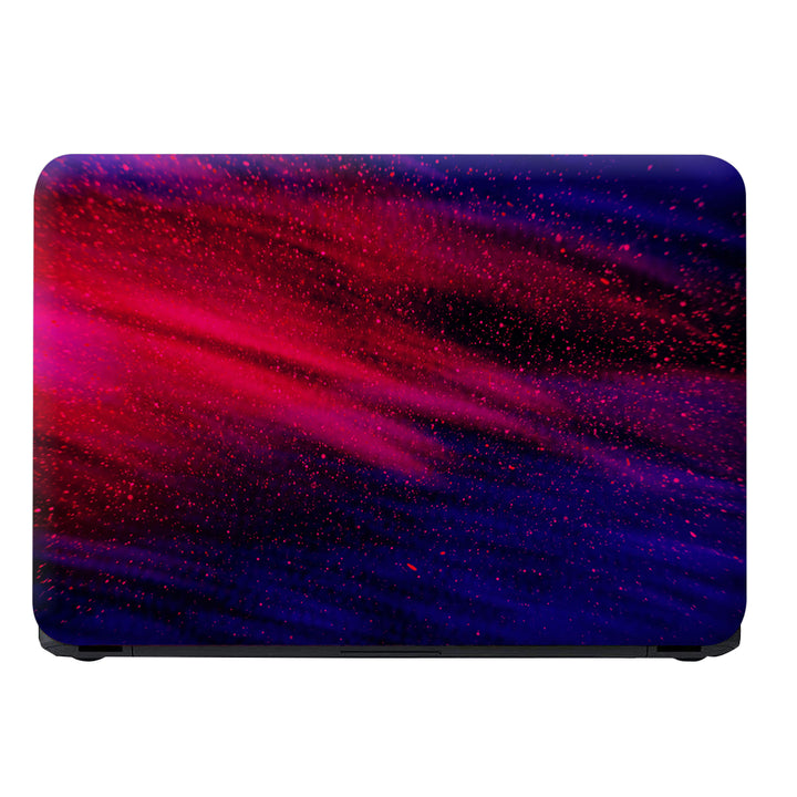 Laptop Skin - Red Particles on Blue