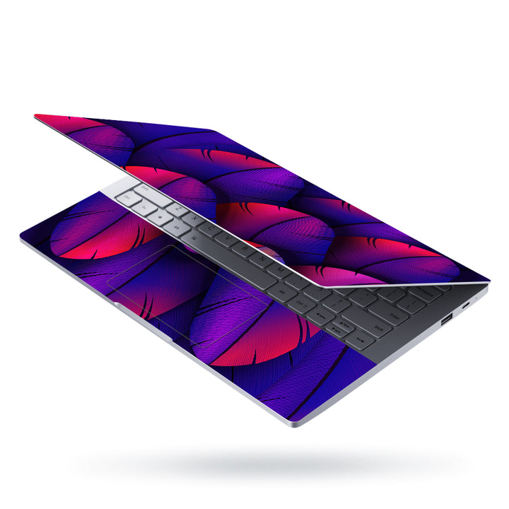 Laptop Skin - Cyan Feather