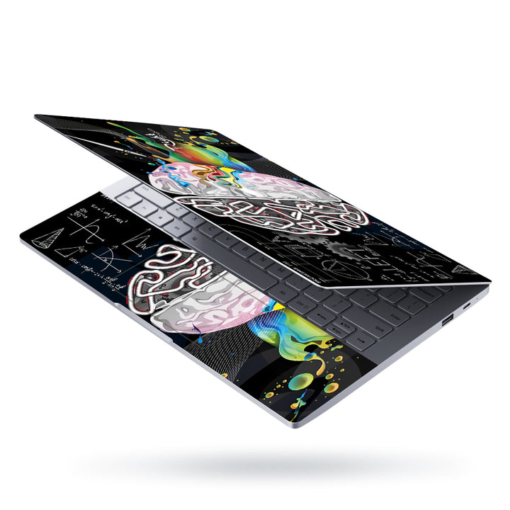 Laptop Skin - Left Right Brain Black