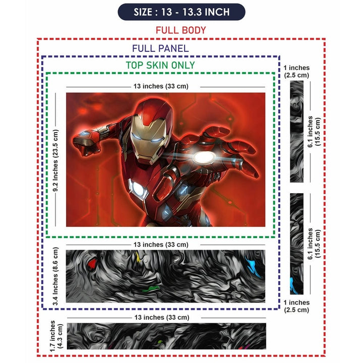 Laptop Skin - Iron Man Red Design