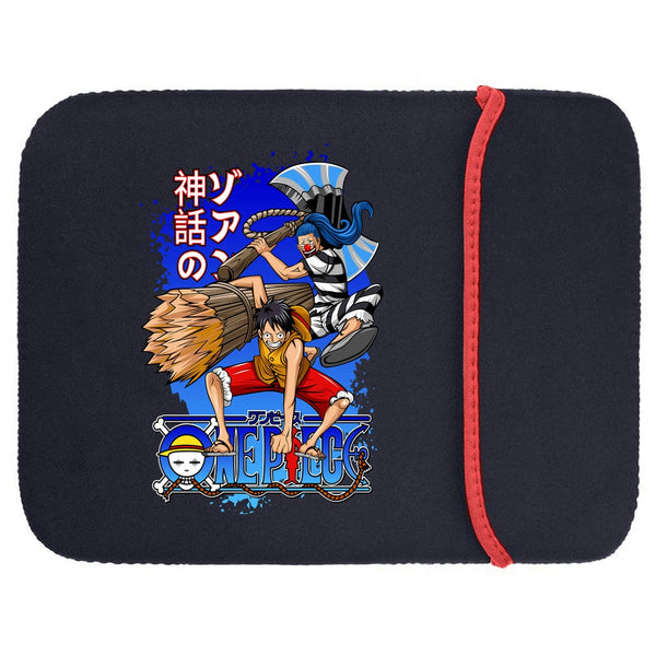 Printed Neoprene Reversible Laptop & Tablet Sleeve - Anime Action DS24