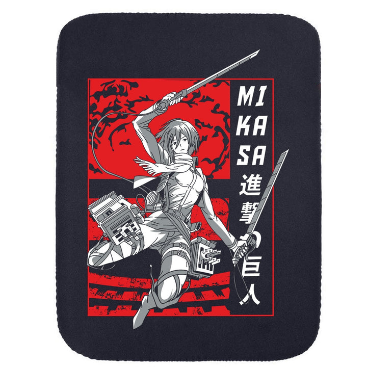 Printed Neoprene Reversible Laptop & Tablet Sleeve - Anime Attack on Titan DS04