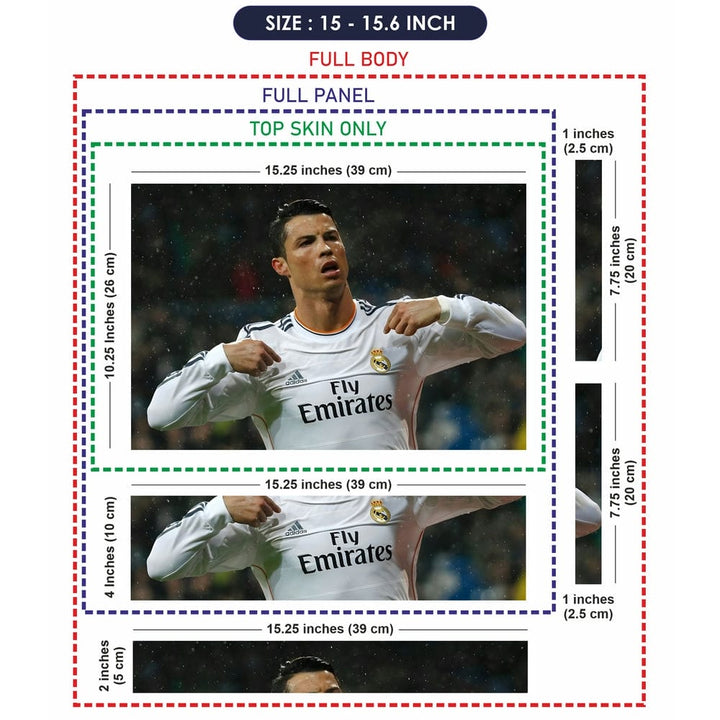 Laptop Skin - Cristiano Ronaldo CR7 DS08