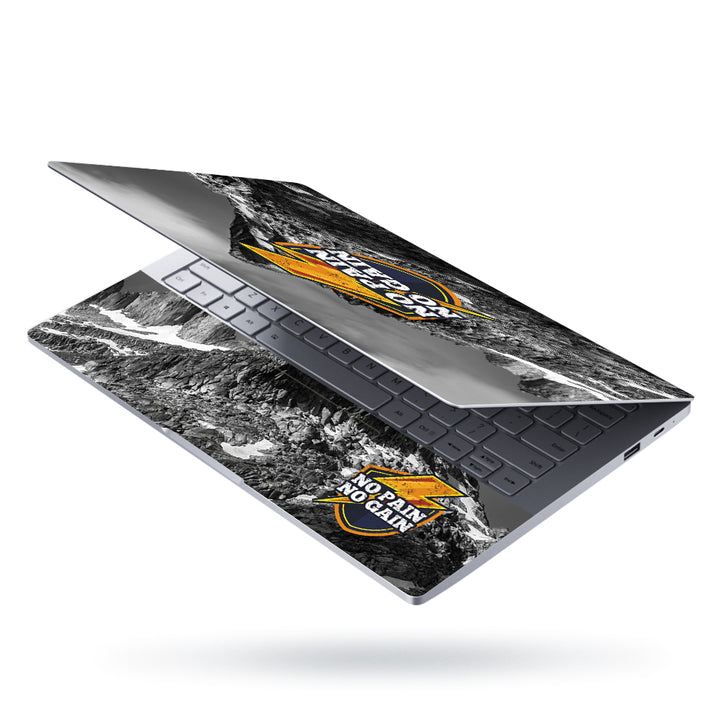 Laptop Skin - No Pain No Gain Mountains