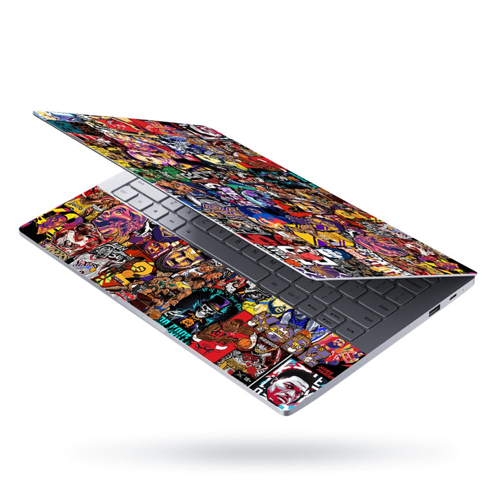 Laptop Skin - Basketball Sticker Bomb DS1