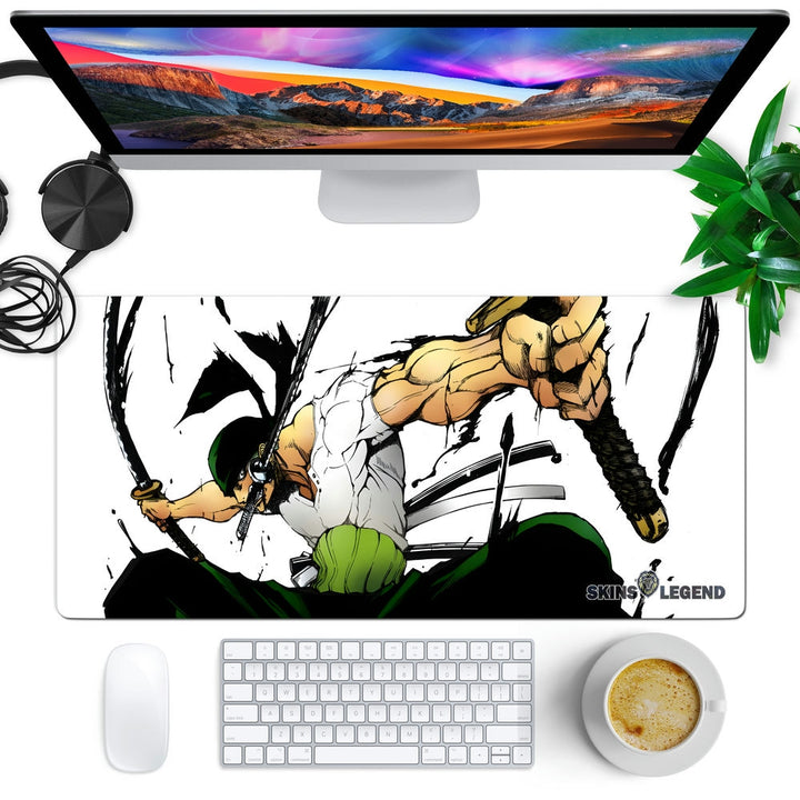 Anti-Slip Desk Mat Gaming Mouse Pad - One Piece Roronoa Zoro RZ03