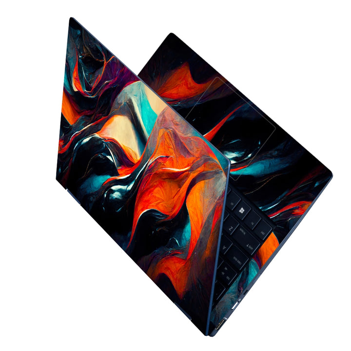 Laptop Skin - Abstract Painting Modern Futuristic Pattern