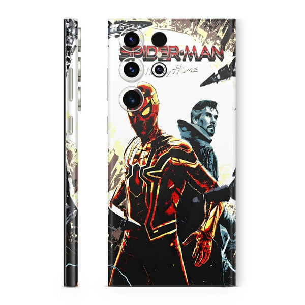 Mobile Skin Wrap - Spider Man Dr Strange Drawing