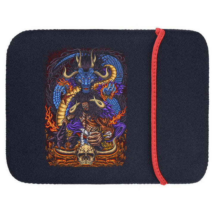 Printed Neoprene Reversible Laptop & Tablet Sleeve - Anime Legendary DS41