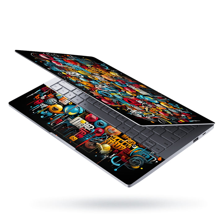 Laptop Skin - Colorful Vector Art of a Collection