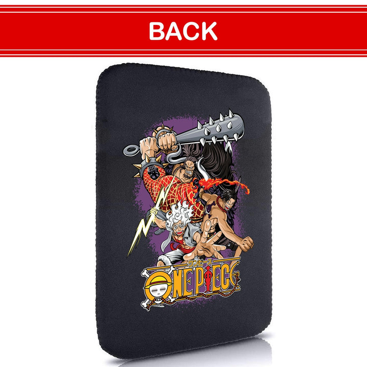 Printed Neoprene Reversible Laptop & Tablet Sleeve - Anime Action DS22