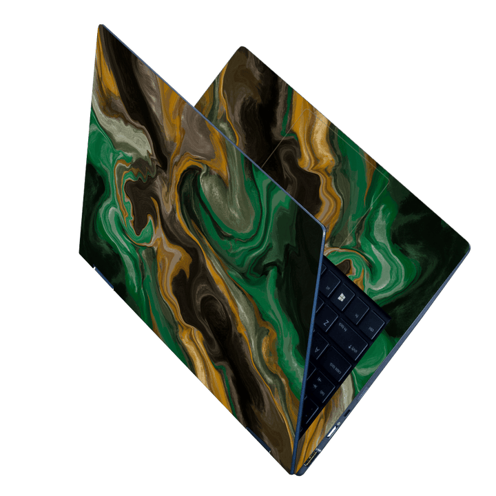 Laptop Skin - Marble Effect Painting Background