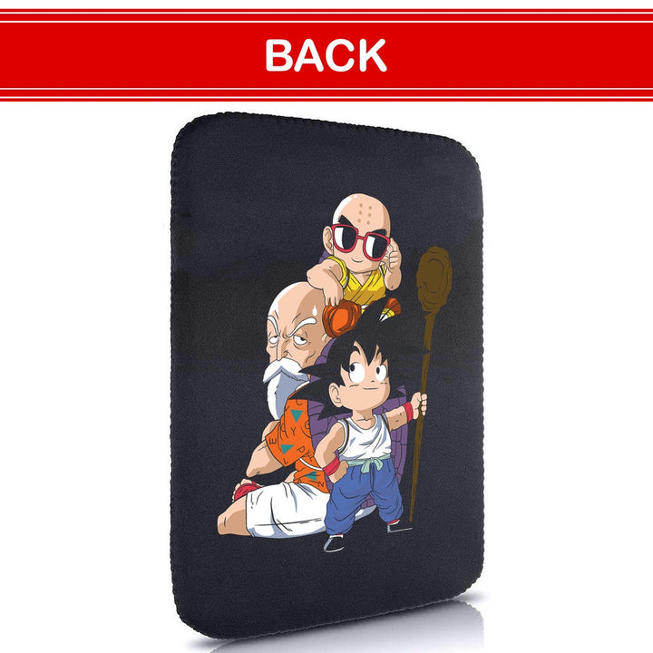 Printed Neoprene Reversible Laptop & Tablet Sleeve - Anime Dragon Ball DS11