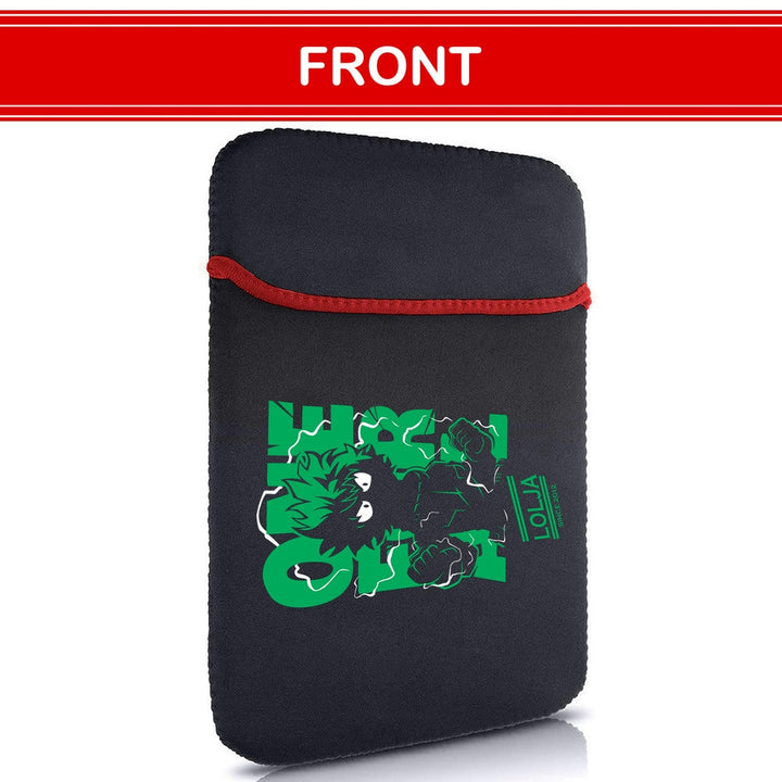 Printed Neoprene Reversible Laptop & Tablet Sleeve - Anime My Hero Academia DS03