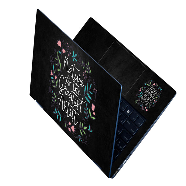 Laptop Skin - Nature Artist Quotes