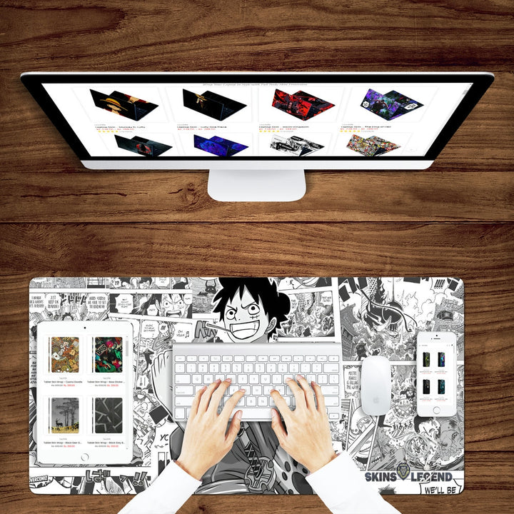 Anti-Slip Desk Mat Gaming Mouse Pad - One Piece Monkey D Luffy MDL19