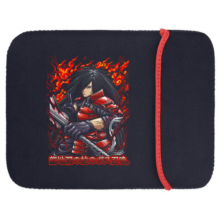 Printed Neoprene Reversible Laptop & Tablet Sleeve - Anime Legendary DS85