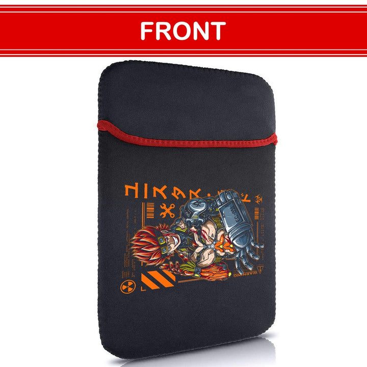 Printed Neoprene Reversible Laptop & Tablet Sleeve - Anime One Piece Trilogy (3)