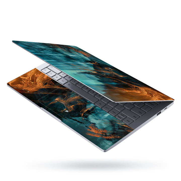 Laptop Skin - Golden Brush Art