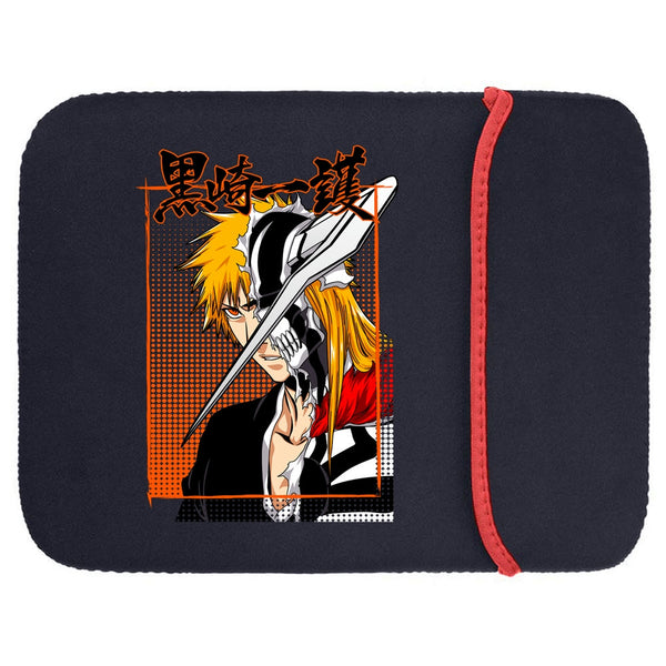 Printed Neoprene Reversible Laptop & Tablet Sleeve - Anime The Lust