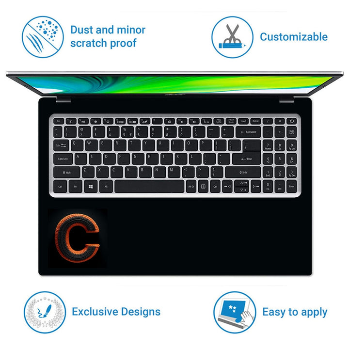 Laptop Skin - C Tweed Material