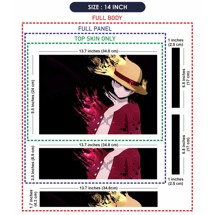 Laptop Skin - One Piece Luffy