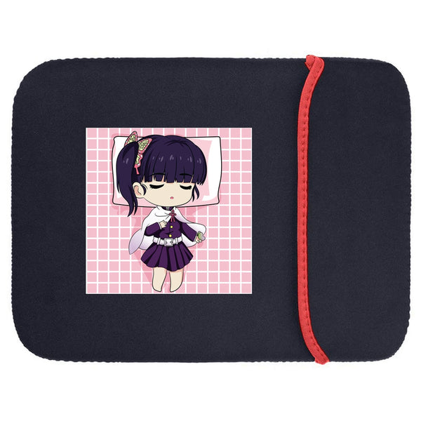 Printed Neoprene Reversible Laptop & Tablet Sleeve - Anime Cojines Demon Slayer Pillow DS08