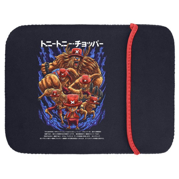 Printed Neoprene Reversible Laptop & Tablet Sleeve - Anime Legendary DS40