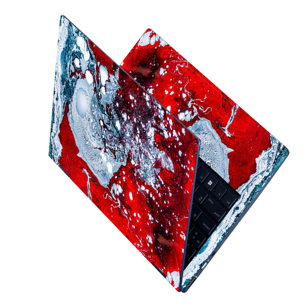 Laptop Skin - Red Watercolor Art