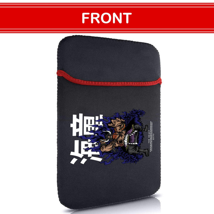 Printed Neoprene Reversible Laptop & Tablet Sleeve - One Piece Kaido DS1